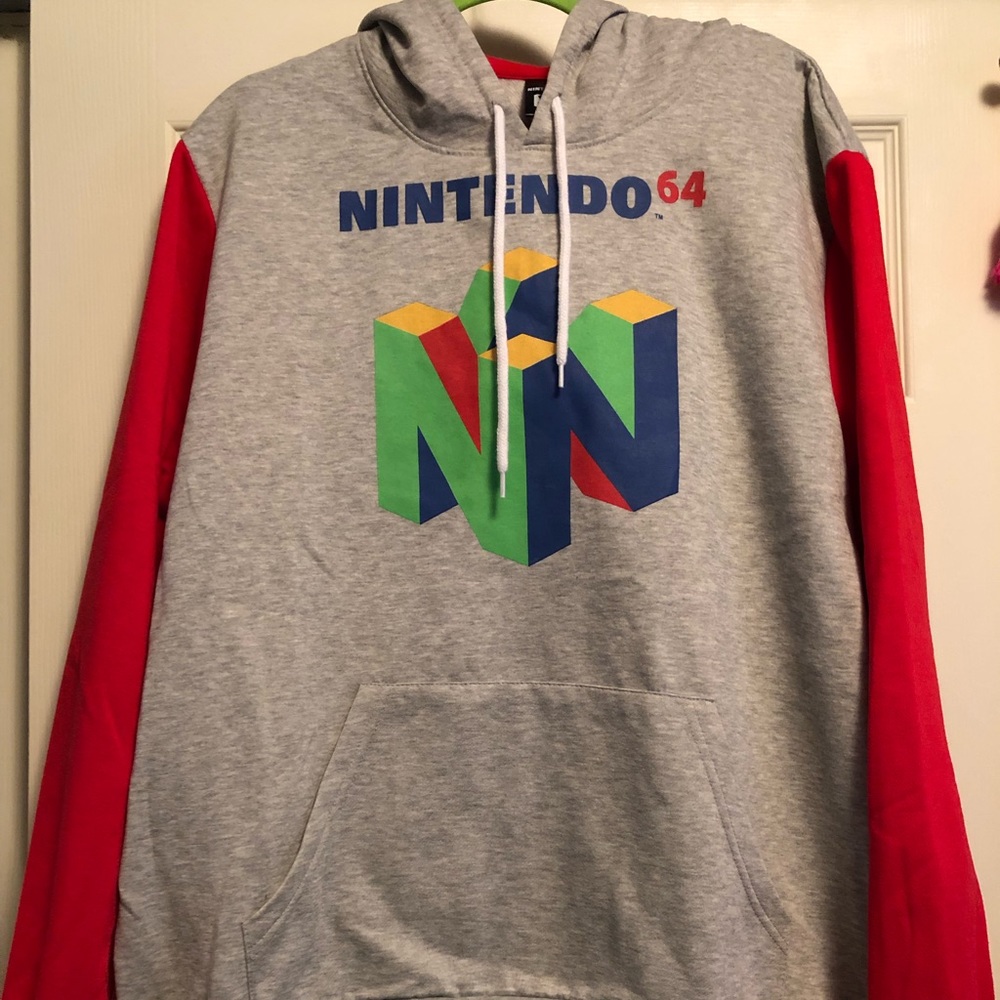 Nintendo 64 hoodie sweatshirt